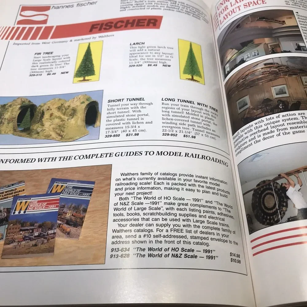 1991 Walthers The World of Large Scale Trains Catalog 249 pages LGB‎ engines